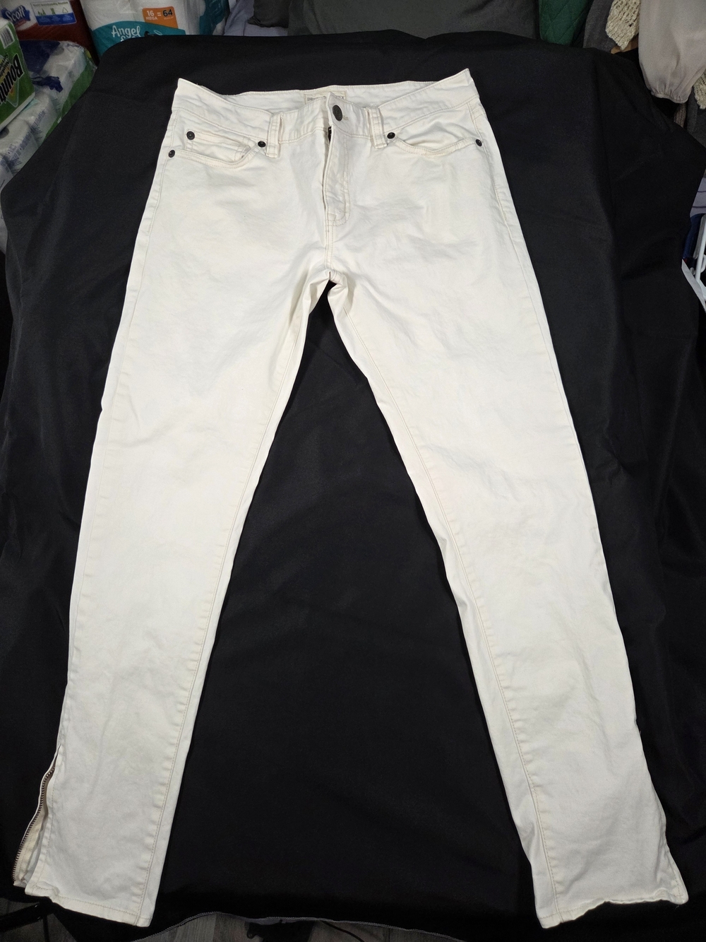 Denim & Supply Ralph Lauren Off White Skinny Jeans